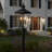 Farley 3-Light Matte Black Outdoor Post Lantern