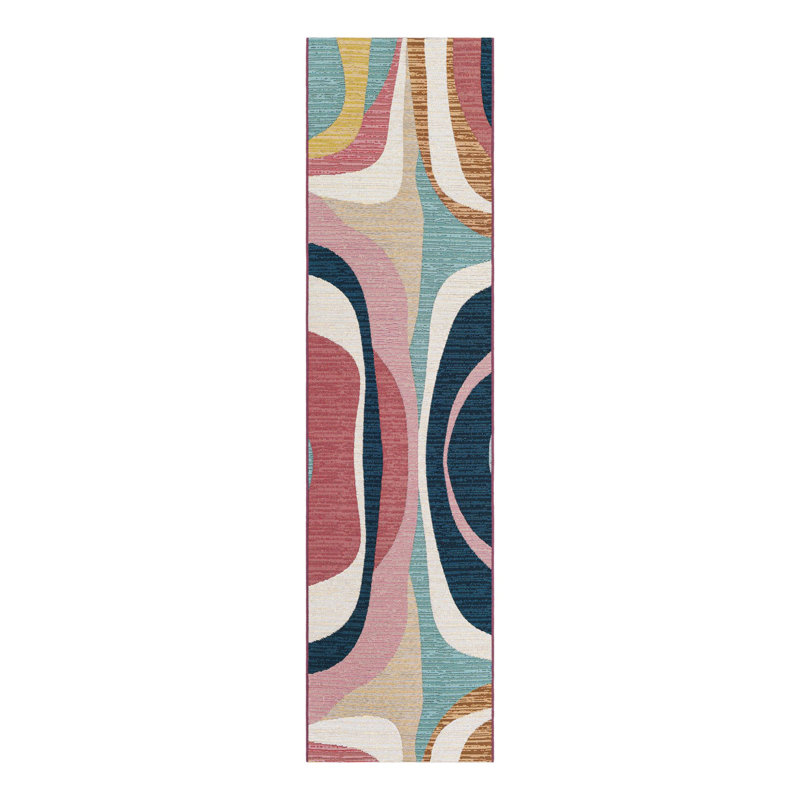 Slate Hower Indoor/Outdoor Area Rug, Runner 2' x 8'