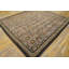 Square Room Size Antique Geometric American Folk Art Basket Weave Design Hooked Rug