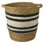 Ensemble de paniers rayés en ruppie maritime