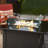 11 lb. 24 in. x 12 in. Rectangle Glass Frame Guard Fire Pit Accessory