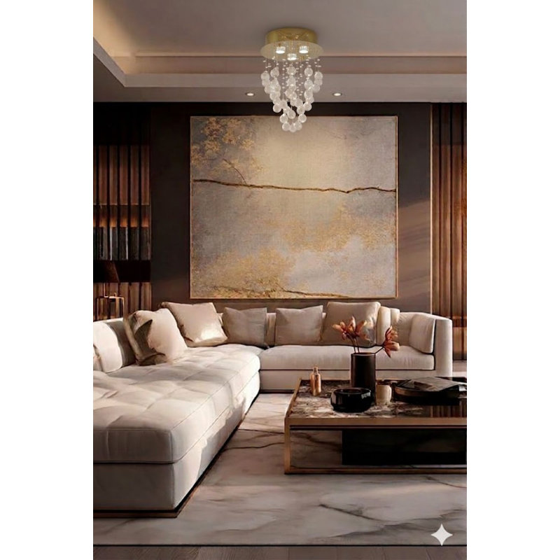 Plafonnier encastré 3 lumières Modern