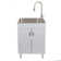 All-In-One 24.1" L x 21.3" W Drop-In Laundry Sink with Faucet