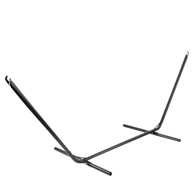11ft Black Steel Hammock Stand with Hardware