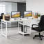 Bureau double poste de travail - Grande table d'ordinateur pour la maison ou le bureau | Idée de cadeau