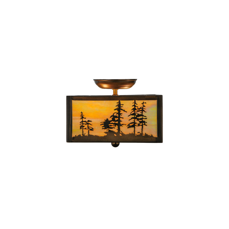 Rustic Lodge 2 - Light Flush Mount