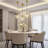 Casula Dimmable Chandeliers Height Adjustable Pendant Lighting-2102169595