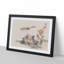 Bird upon the Rock by Kono Bairei - Picture Frame Painting Print-55501094-55501092