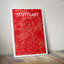 Stuttgart City Map - No Frame Print-379174180