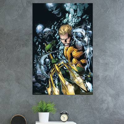Aquaman-impression sur papier trident