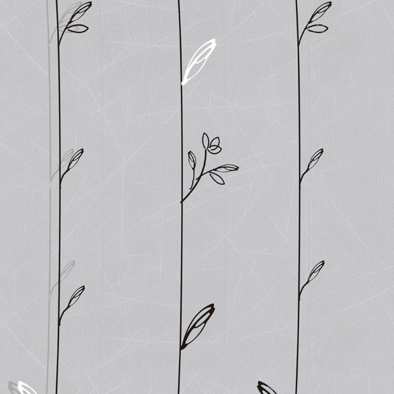 Rouleau de papier peint adhésif Clinger, Gris, L 96 po x l 24 po