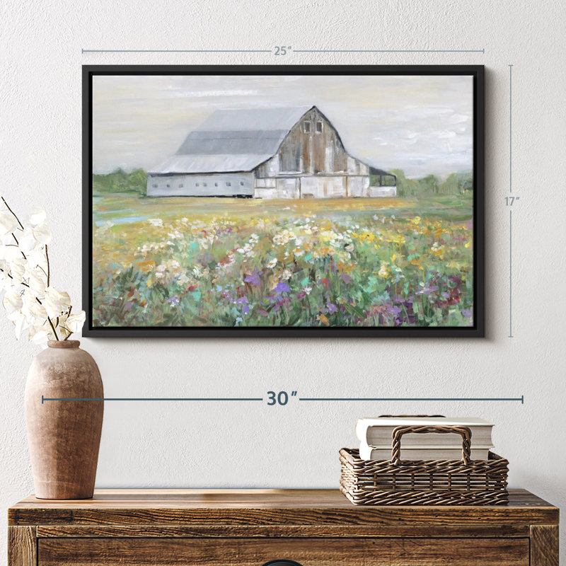 «Country Fields», reproduction sur toile, H 17 po x l 25 po
