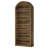 Arched shape Bookcase with open shelves-102163066