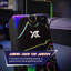 X Rocker Floor Game Chair in Black