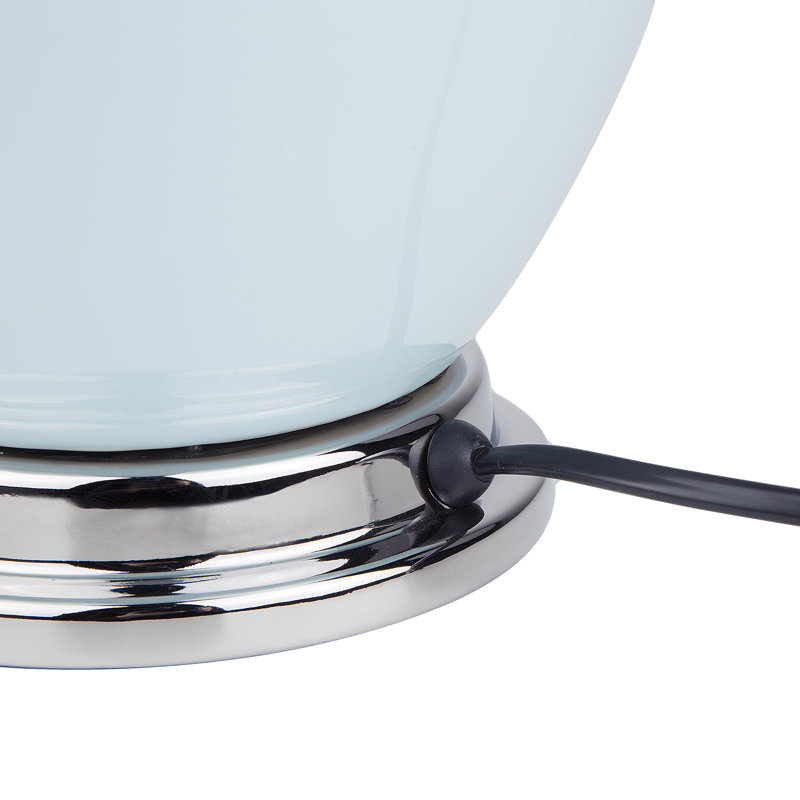 Maurice Ceramic Table Lamp, Blue
