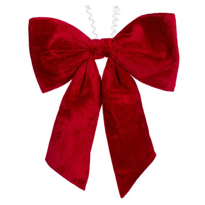 Faux Fur Bow. Festive Christmas Decor and it is Ready to Hang.