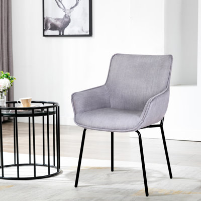 Chaise avec accoudoirs rembourrée Lizabeta
