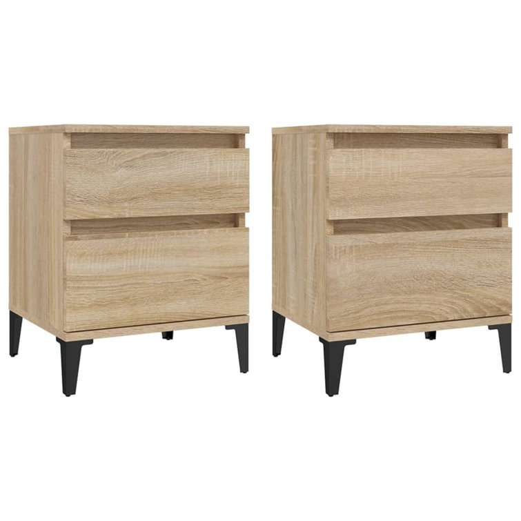 Duflos 1 Drawer Bedside Table