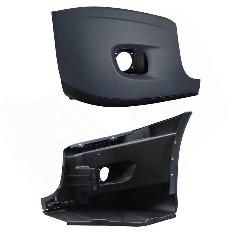 Couvercle d'extrémité de pare-chocs avec trou de phare antibrouillard compatible avec le conducteur gauche Freightliner Cascadia 2008-2017