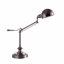 Lampe de table en métal argenté