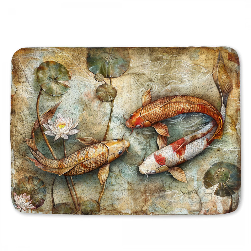 Medberry Microfiber / Microsuede Non-Slip Bath Mat, 17" W x 24" L