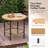 Compact 2-person Rocking Patio Set With Plush Cushions