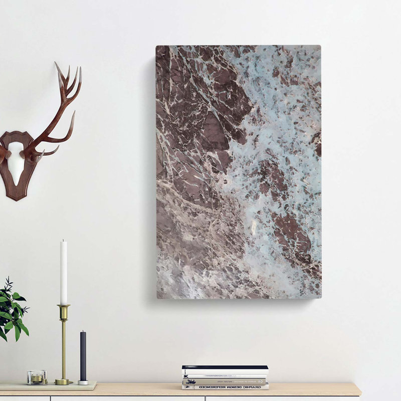 Earth Textures In Abstract - Wrapped Canvas Print, 50cm H x 35cm W x 3cm D