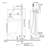 WOWOW Brass Freestanding Floor‑Mount Bathtub Faucet with Hand Shower-91458029