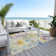 Machine Washable Indoor/Outdoor London ACN2262 Floral Rug