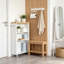 Rangement de salle de bain peu encombrant, chariot en bois P2, petit organisateur de maison moderne