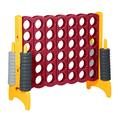 ECR4Kids Jumbo 4-To-Score, Giant Game, Cardinal, Gold -  ELR-12548