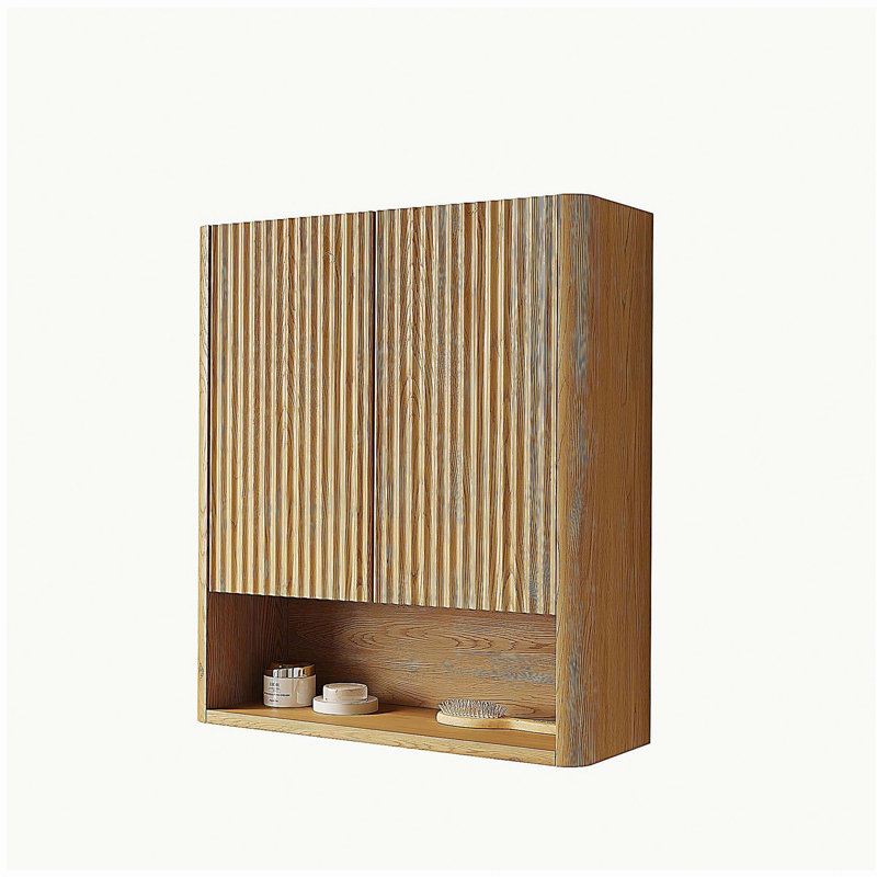 Armoire de salle de bain Zula, Chêne doré