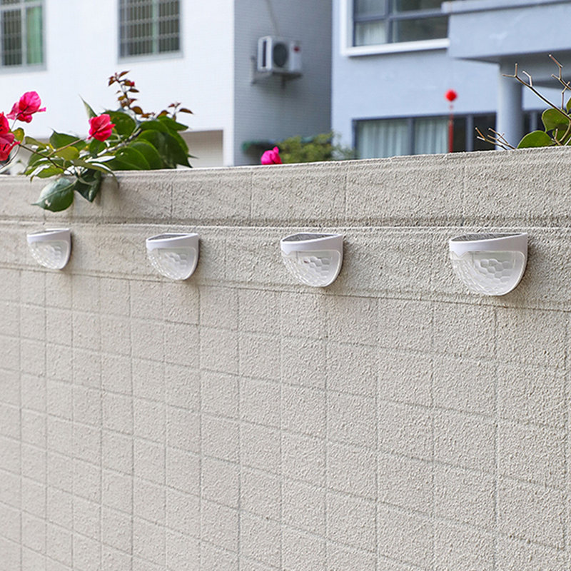 White Solar Powered Integrated LED Step Light