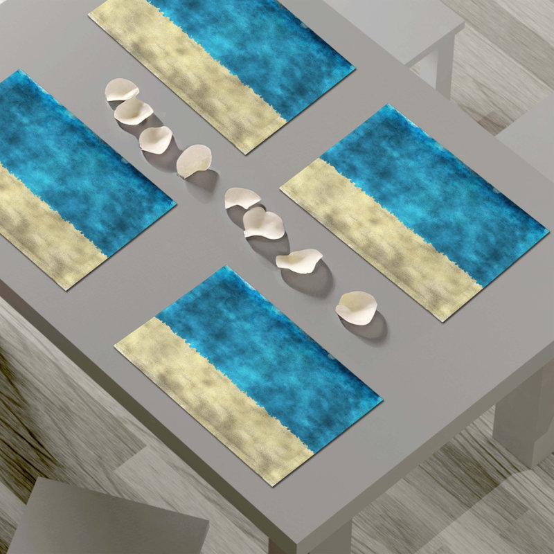 Napperon abstrait en polyester
