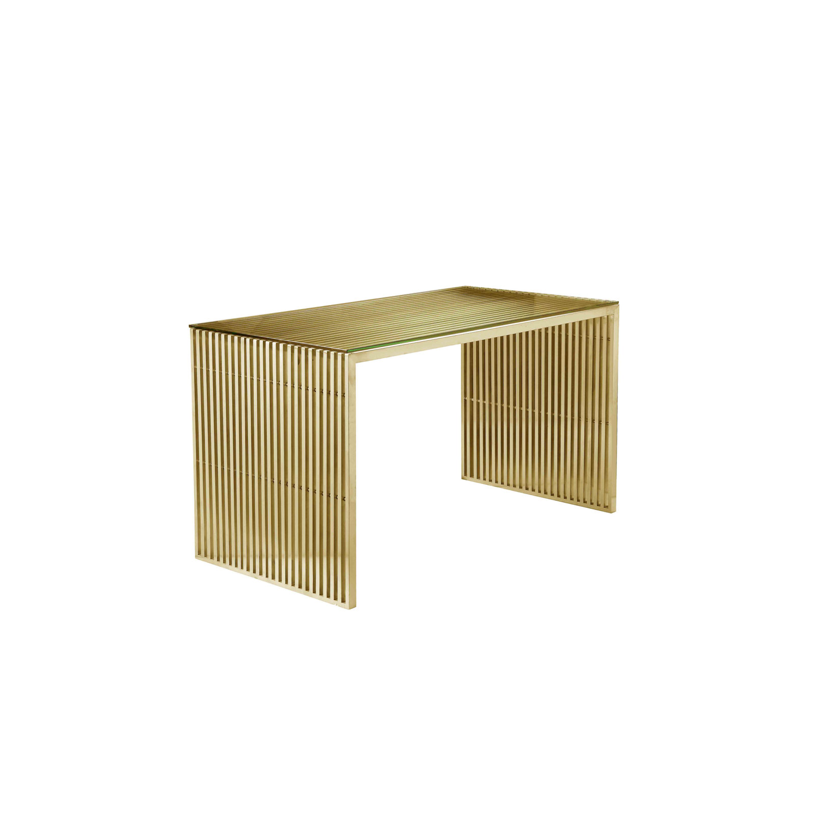 Jules Writing Desk, Gold