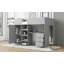 Lit mezzanine en bois avec garde-robe intégré-2124814227