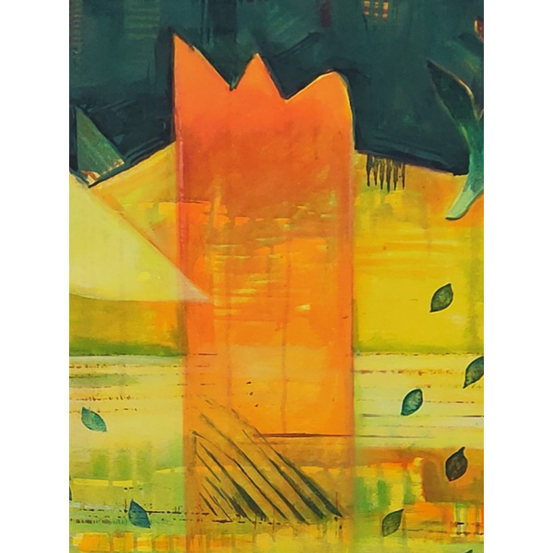 Le matin | Acrylique sur toile | Par Manik Das | Pour la décoration murale