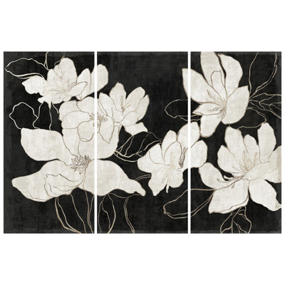 «Floral Elegance Trio», 3 pièces