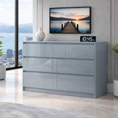 106 cm W Chest of 7 Drawers
