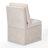 Chenille Upholstered Dining Chair With Storage With Casters-1372994111