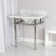 Templeton Ceramic 30" Console Bathroom Sink with Overflow
