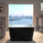 48'' Freestanding Air Soaking Acrylic Rectangular Black Bathtub with Integrated Seat,Non-Slip Design-88621941