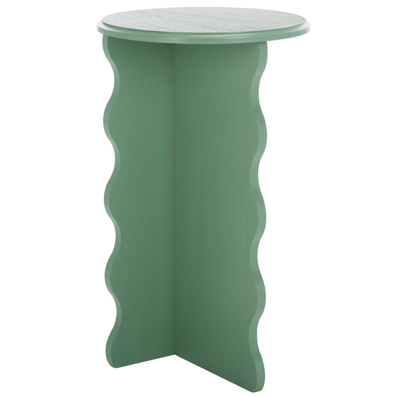 Table d'appoint Michelo Wavy, Vert sauge