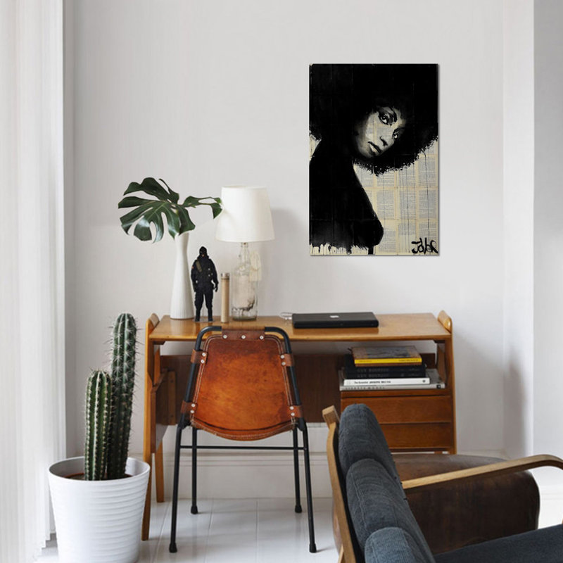 « celistine », reproduction sur toile, H 18 po x l 12 po x P 1,5 po, Toile tendue, Pas de tapis