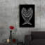«Heart Wings On Black» par Rachel Caldwell, art mural en verre acrylique-469216412
