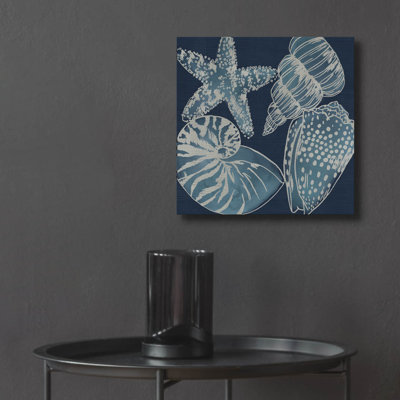  'Marine Shells 1' by Chariklia Zarris Acrylic Glass Wall Art, 12" x 12"