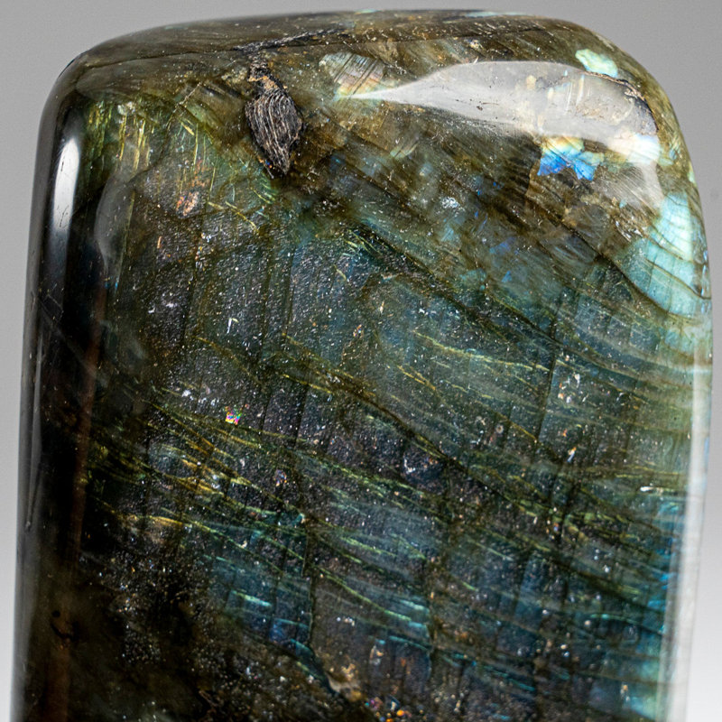 Labradorite polie de Madagascar (2 lb)