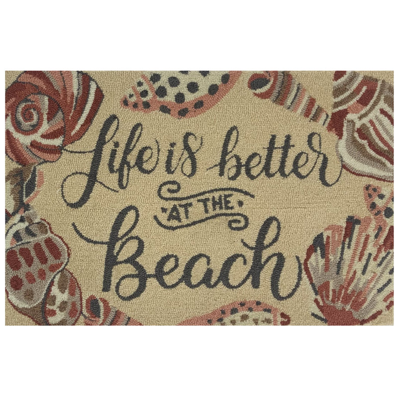 Joseth Looped / Hooked Rug, Rectangle 2' x 3'
