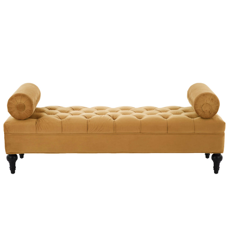 Modern Bedroom Bench, Yellow