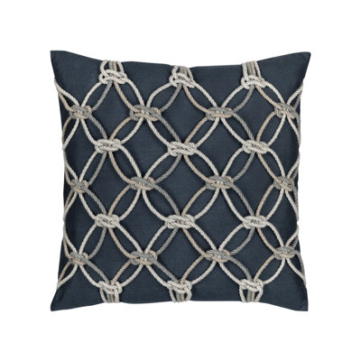 Rope Square Indoor/Outdoor Pillow Cover & Insert